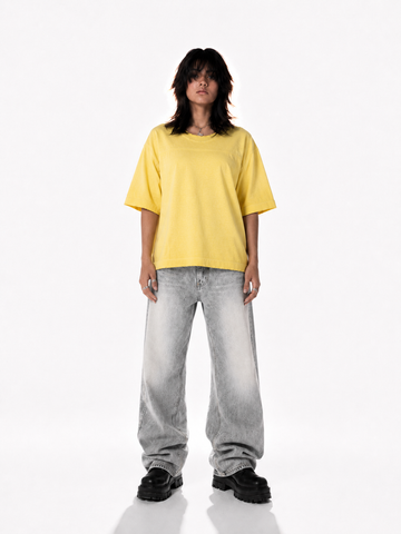 THE PALETTE — Butter Yellow | Boxy Fit Oversized Tee