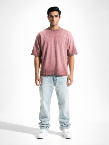 THE PALETTE — Mauve Pink | Boxy Fit Oversized Tee