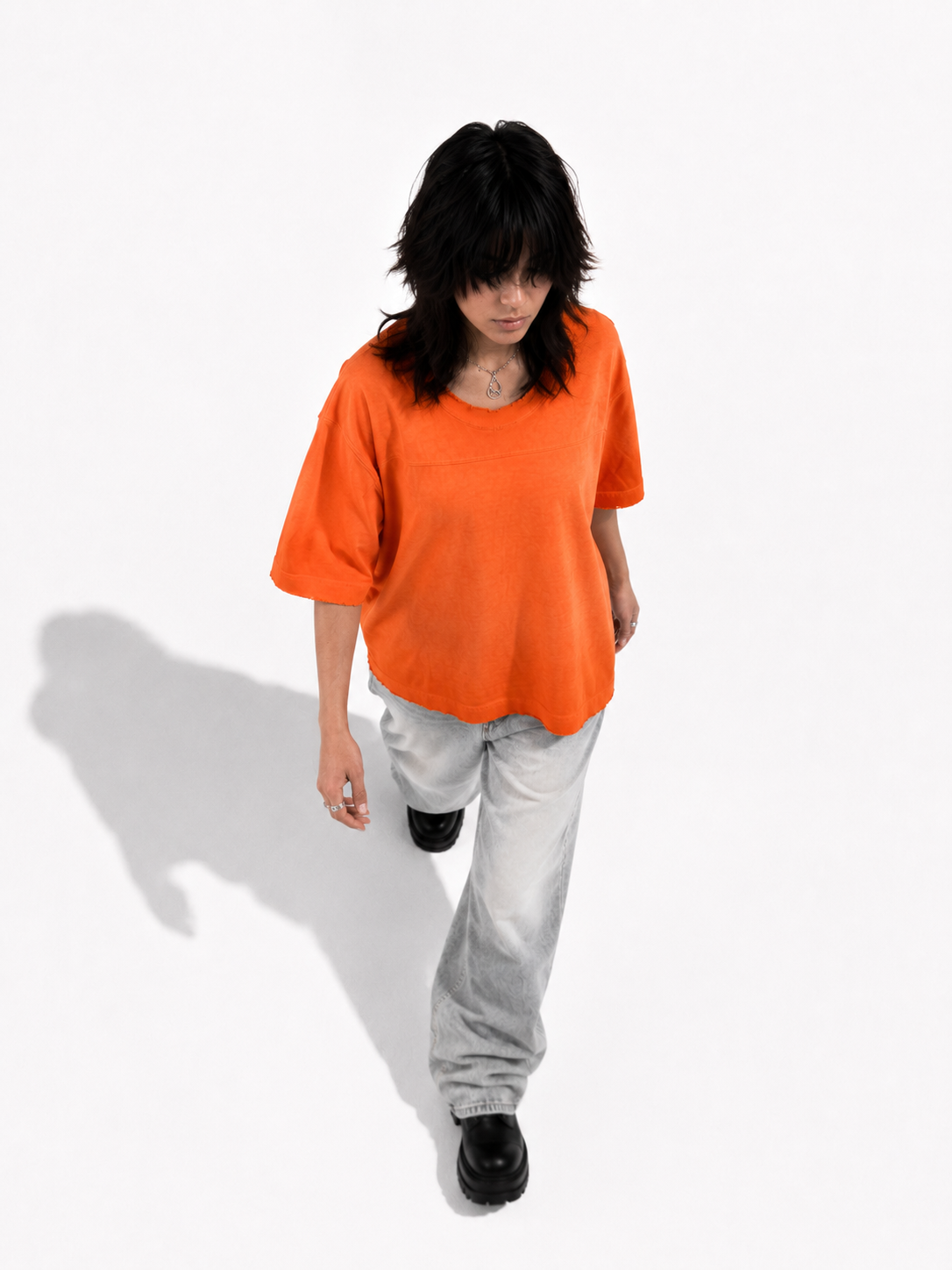 THE PALETTE — Vintage Orange | Boxy Fit Oversized Tee