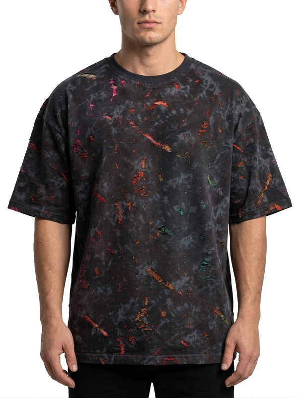 Acid Wash Boxy Fit Oversized T-Shirt for Men & Women | Premium Cotton Streetwear Tee